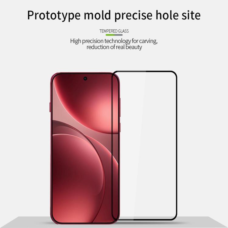 For OPPO Find X9 Pro / OnePlus 15 MOFI 9H 2.5D Full Screen Tempered Glass Film - Black