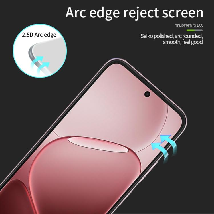 For OPPO A6 4G MOFI 9H 2.5D Full Screen Tempered Glass Film - Black