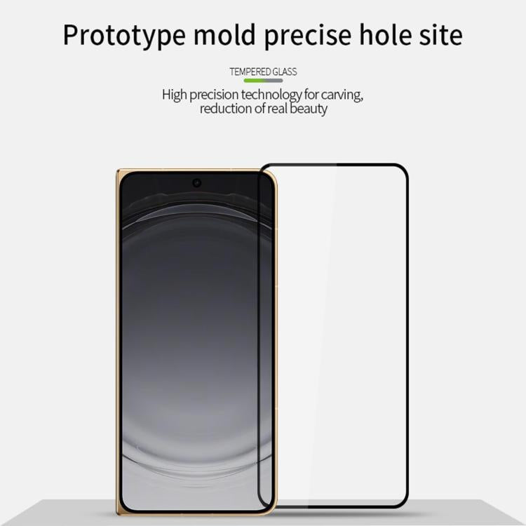 For OPPO Find N6 Outer Screen MOFI 9H 2.5D Full Screen Tempered Glass Film - Black