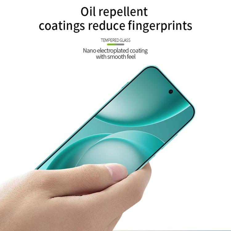 For OPPO Find X9s Pro 5G MOFI 9H 2.5D Full Screen Tempered Glass Film - Black