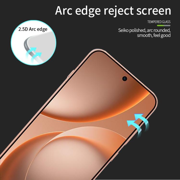For OPPO Find X9 Ultra 5G MOFI 9H 2.5D Full Screen Tempered Glass Film - Black