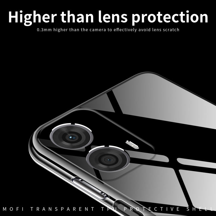 For Motorola Moto G24 / G04 MOFI Ming Series Ultra-thin TPU Phone Case - Transparent