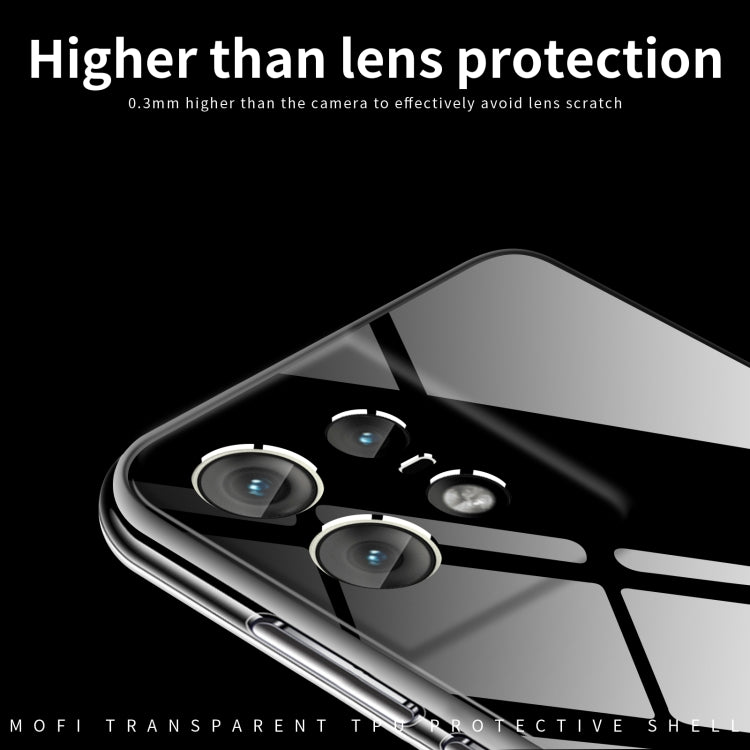 For Motorola Edge 50 Pro MOFI Ming Series Ultra-thin TPU Phone Case - Transparent