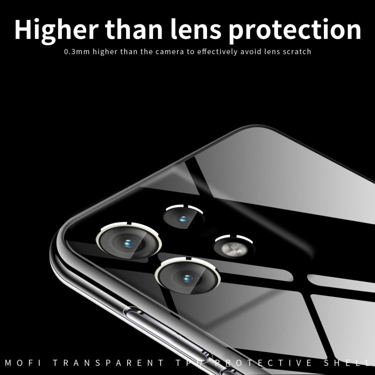 For Motorola Edge 50 Neo MOFI Ming Series Ultra-thin TPU Phone Case - Transparent