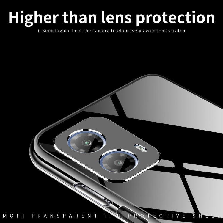 For Motorola Moto G35 MOFI Ming Series Ultra-thin TPU Phone Case - Transparent
