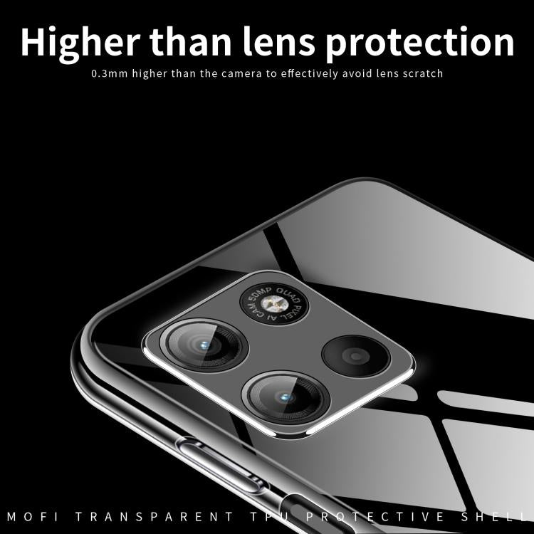 For Motorola Moto G15 MOFI Ming Series Ultra-thin TPU Phone Case - Transparent