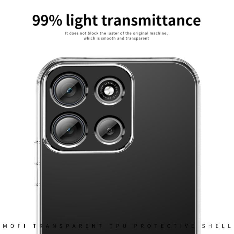 For Motorola Moto G56 MOFI Ming Series Ultra-thin TPU Phone Case - Transparent