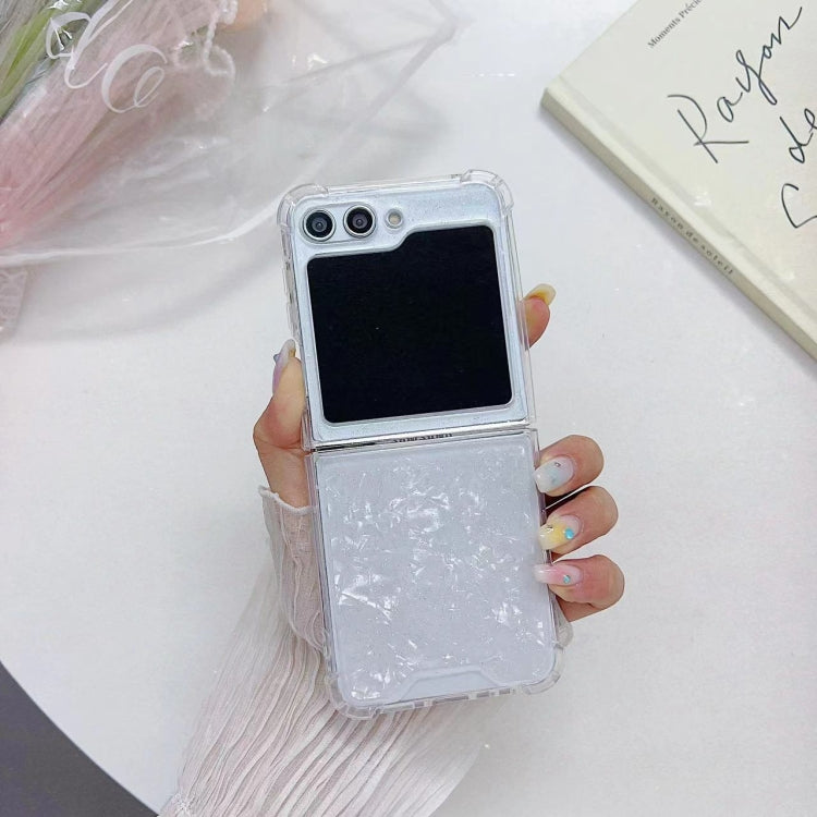 For Samsung Galaxy Z Flip7 FE / Flip6 Shell Pattern Epoxy TPU Phone Case