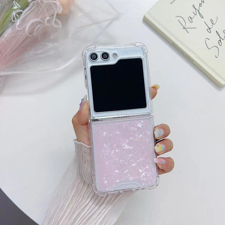 For Samsung Galaxy Z Flip7 FE / Flip6 Shell Pattern Epoxy TPU Phone Case