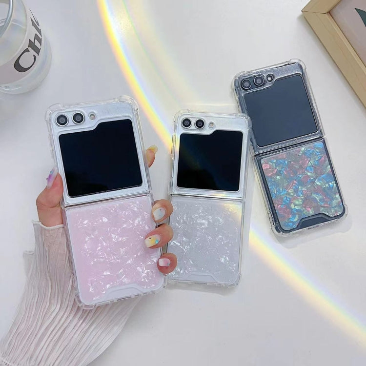 For Samsung Galaxy Z Flip7 FE / Flip6 Shell Pattern Epoxy TPU Phone Case