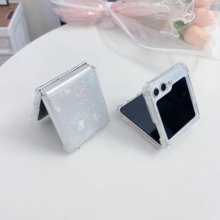 For Samsung Galaxy Z Flip7 FE / Flip6 Shell Pattern Epoxy TPU Phone Case