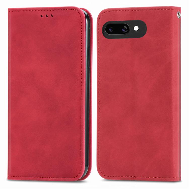 For Google Pixel 9a Retro Skin Feel Magnetic Flip Leather Phone Case