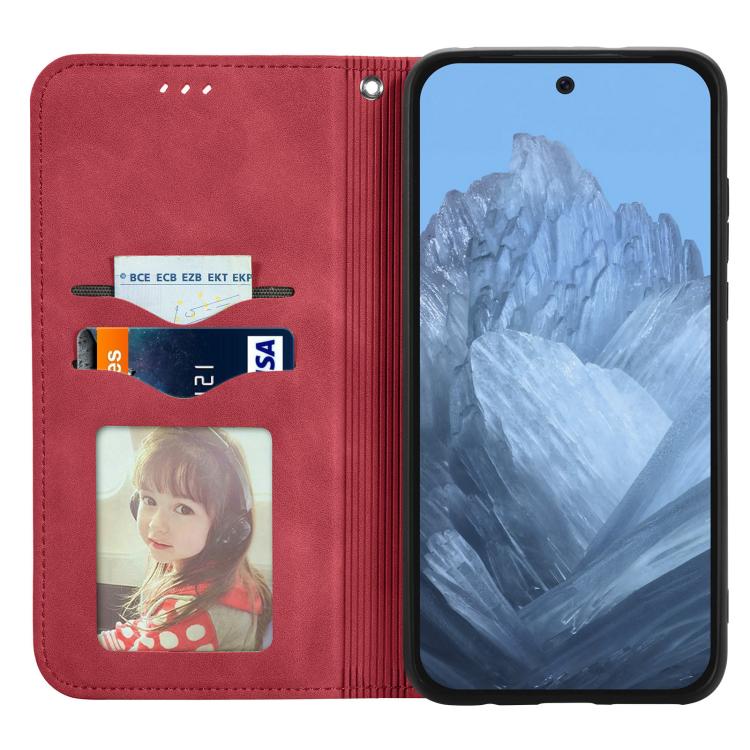 For Google Pixel 9 / 9 Pro Retro Skin Feel Magnetic Flip Leather Phone Case