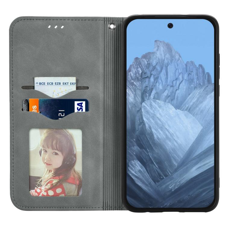 For Google Pixel 9 / 9 Pro Retro Skin Feel Magnetic Flip Leather Phone Case