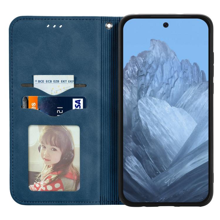 For Google Pixel 9 / 9 Pro Retro Skin Feel Magnetic Flip Leather Phone Case