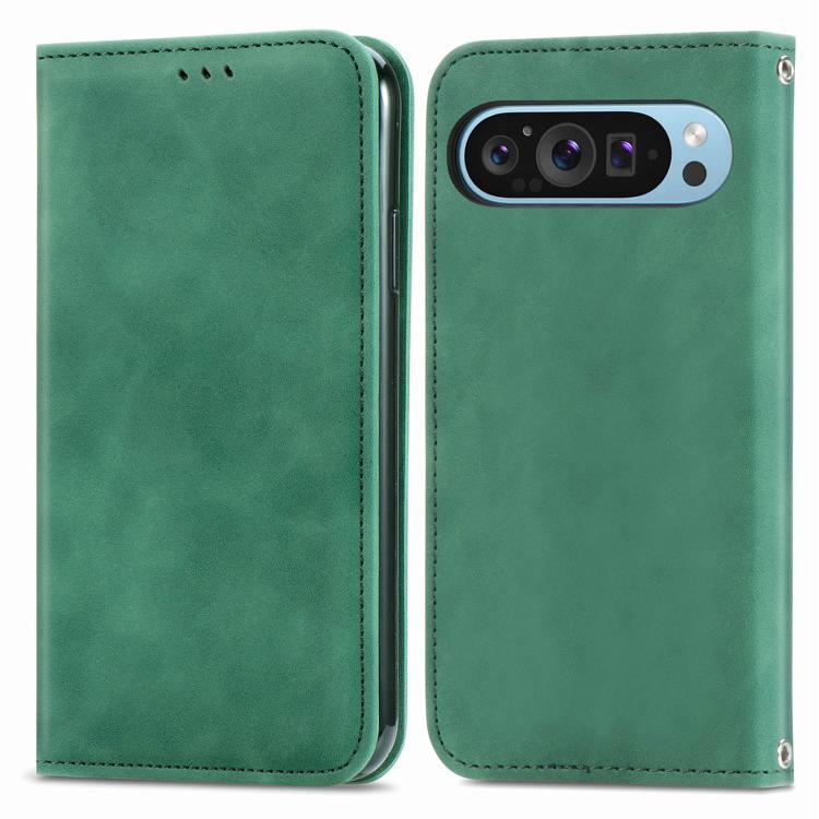 For Google Pixel 10 Pro XL Retro Skin Feel Magnetic Flip Leather Phone Case
