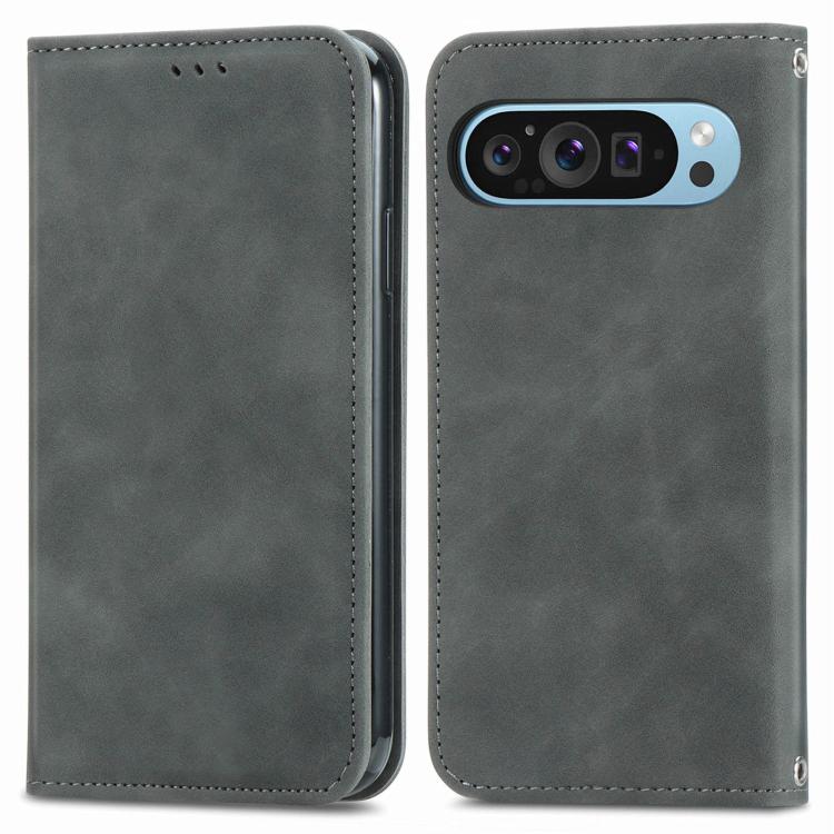 For Google Pixel 10 Pro XL Retro Skin Feel Magnetic Flip Leather Phone Case