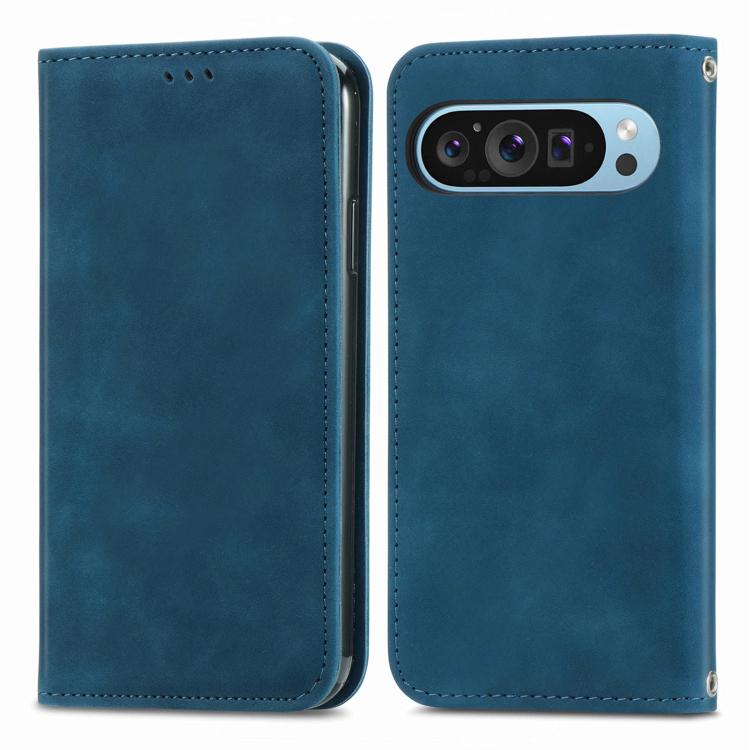For Google Pixel 10 Pro XL Retro Skin Feel Magnetic Flip Leather Phone Case