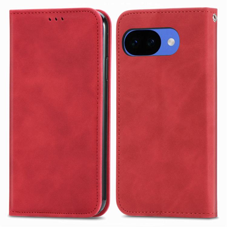 For Google Pixel 10a Retro Skin Feel Magnetic Flip Leather Phone Case