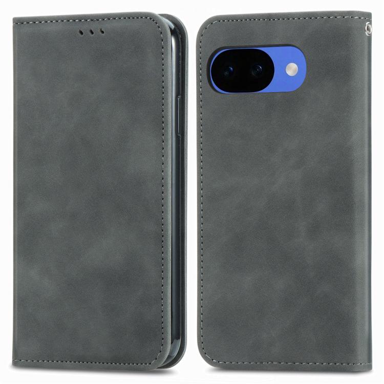 For Google Pixel 10a Retro Skin Feel Magnetic Flip Leather Phone Case