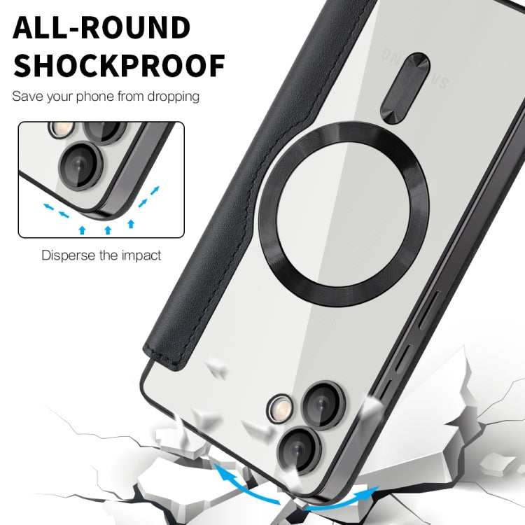 For Samsung Galaxy A05 Shield MagSafe RFID Anti-theft Leather Phone Case