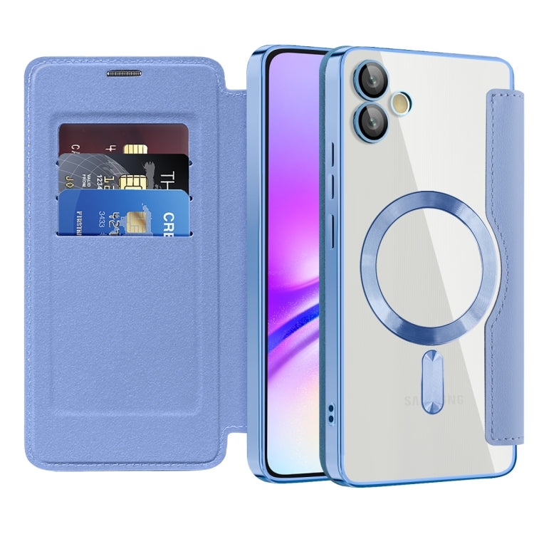 For Samsung Galaxy A05 Shield MagSafe RFID Anti-theft Leather Phone Case