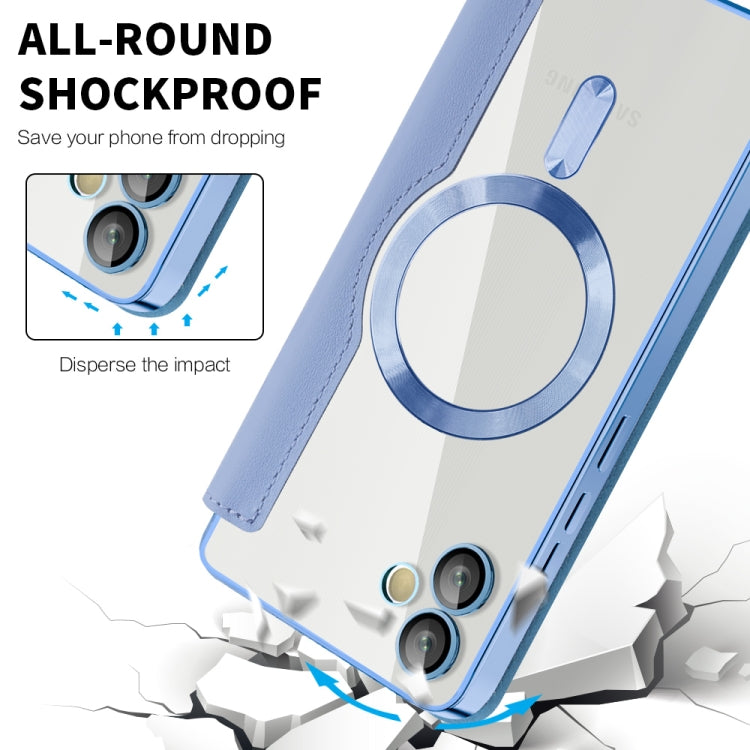 For Samsung Galaxy A05 Shield MagSafe RFID Anti-theft Leather Phone Case
