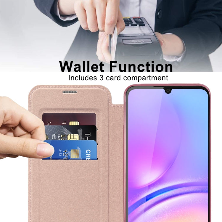 For Samsung Galaxy A05 Shield MagSafe RFID Anti-theft Leather Phone Case