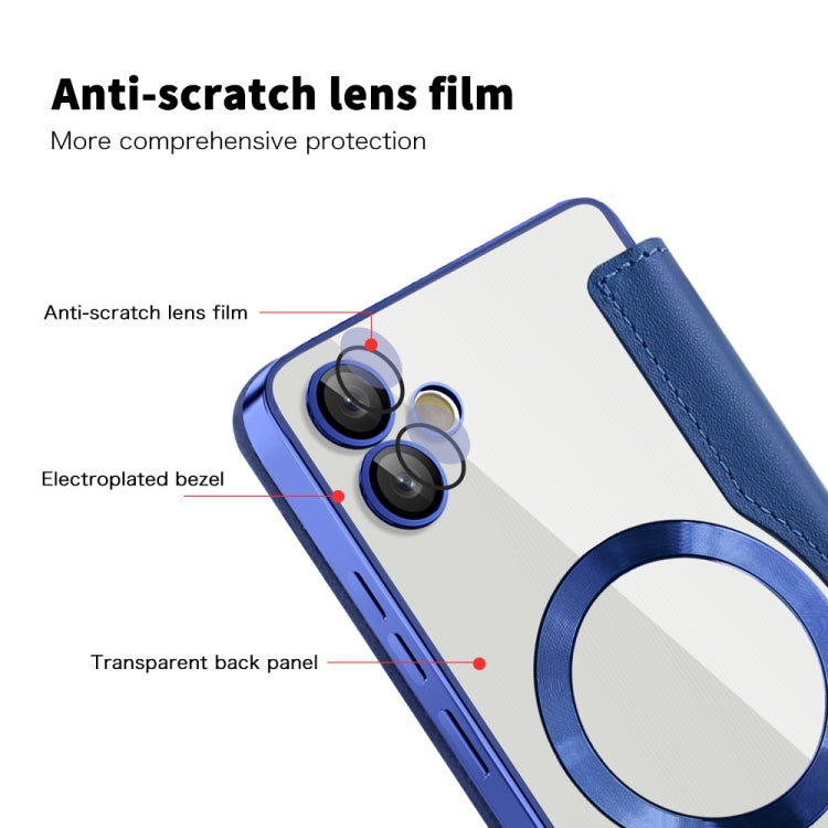 For Samsung Galaxy A05s Shield MagSafe RFID Anti-theft Leather Phone Case