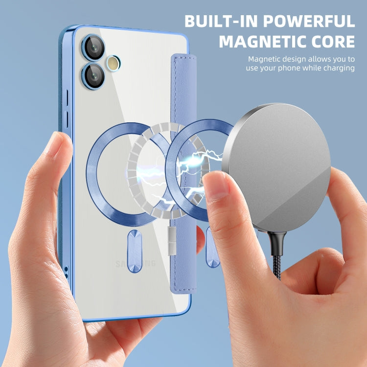 For Samsung Galaxy A05s Shield MagSafe RFID Anti-theft Leather Phone Case
