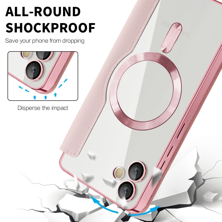 For Samsung Galaxy A05s Shield MagSafe RFID Anti-theft Leather Phone Case