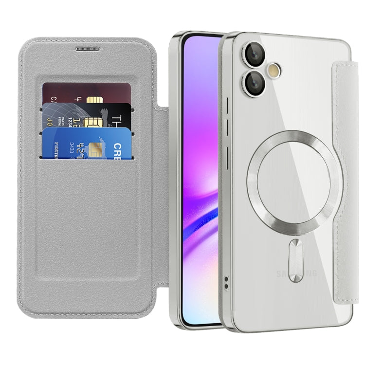 For Samsung Galaxy A05s Shield MagSafe RFID Anti-theft Leather Phone Case