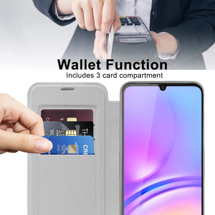 For Samsung Galaxy A05s Shield MagSafe RFID Anti-theft Leather Phone Case