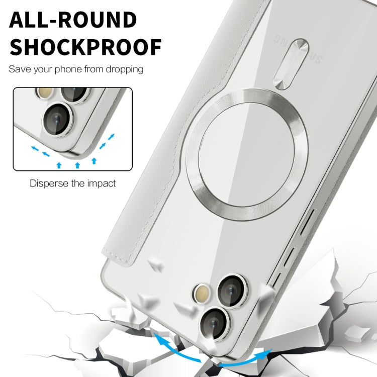 For Samsung Galaxy A05s Shield MagSafe RFID Anti-theft Leather Phone Case