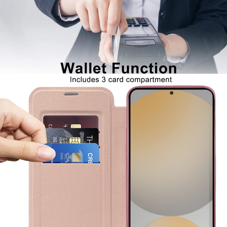 For Samsung Galaxy S24 FE 5G Shield MagSafe RFID Anti-theft Leather Phone Case