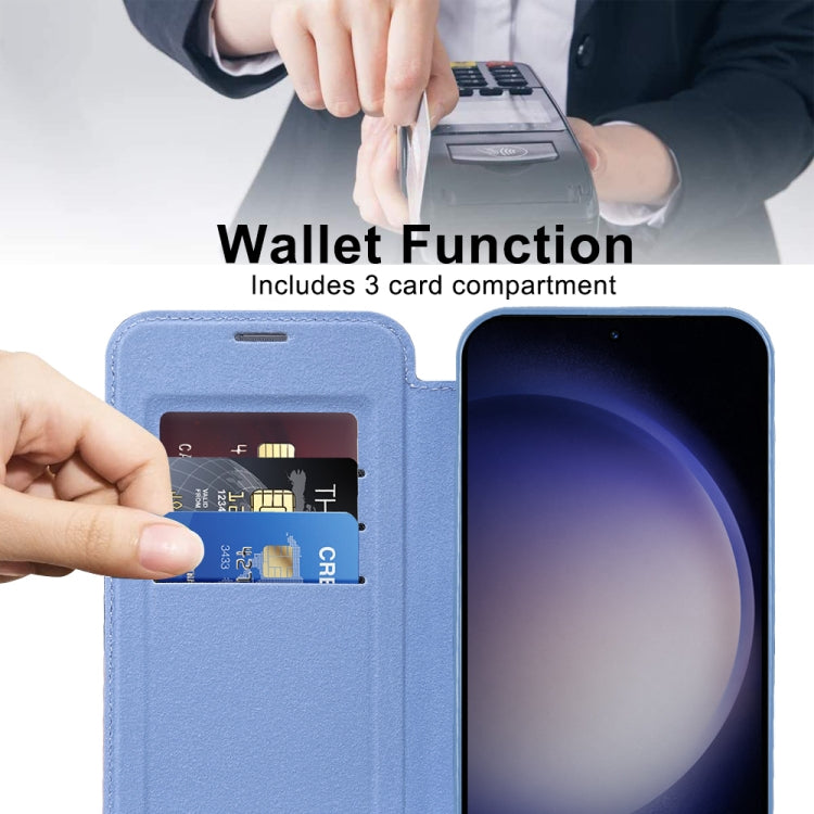 For Samsung Galaxy S25+ 5G Shield MagSafe RFID Anti-theft Leather Phone Case