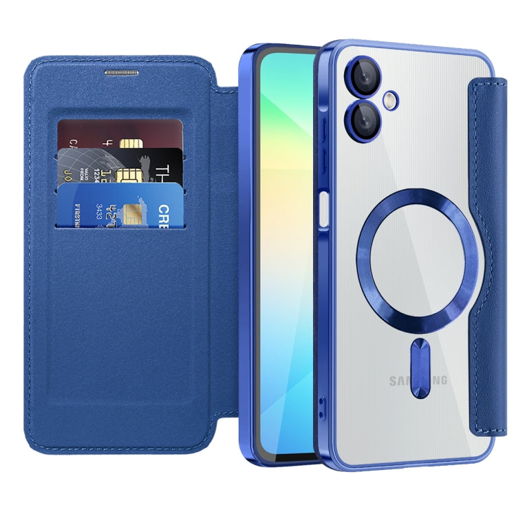 For Samsung Galaxy A06 4G Shield MagSafe RFID Anti-theft Leather Phone Case