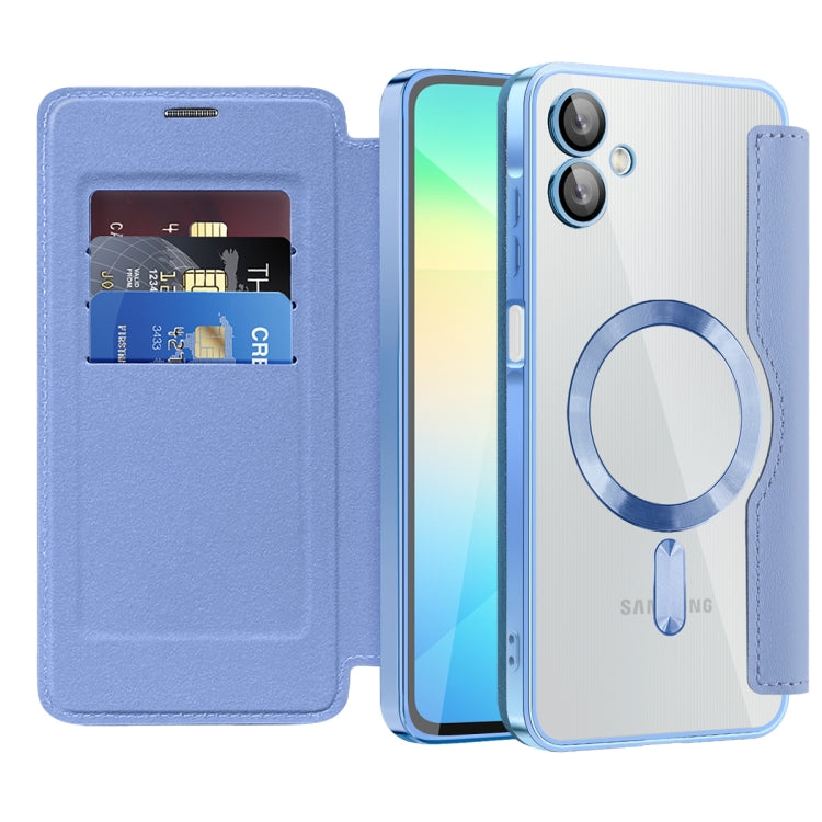 For Samsung Galaxy A06 4G Shield MagSafe RFID Anti-theft Leather Phone Case
