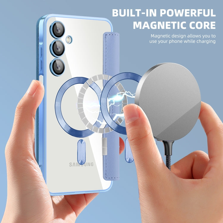 For Samsung Galaxy A16 5G Shield MagSafe RFID Anti-theft Leather Phone Case