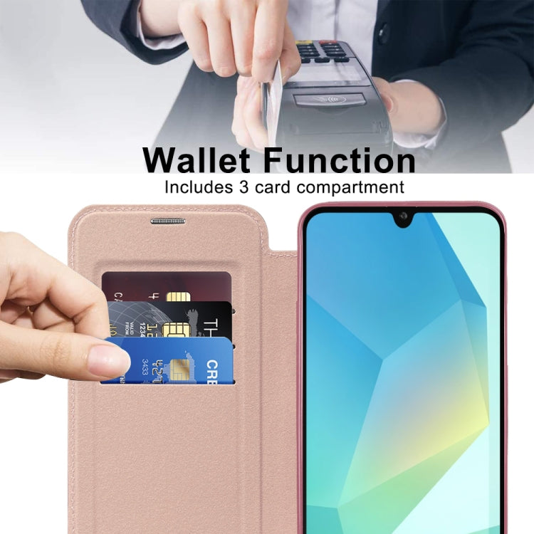 For Samsung Galaxy A16 5G Shield MagSafe RFID Anti-theft Leather Phone Case