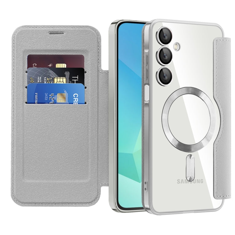 For Samsung Galaxy A16 5G Shield MagSafe RFID Anti-theft Leather Phone Case