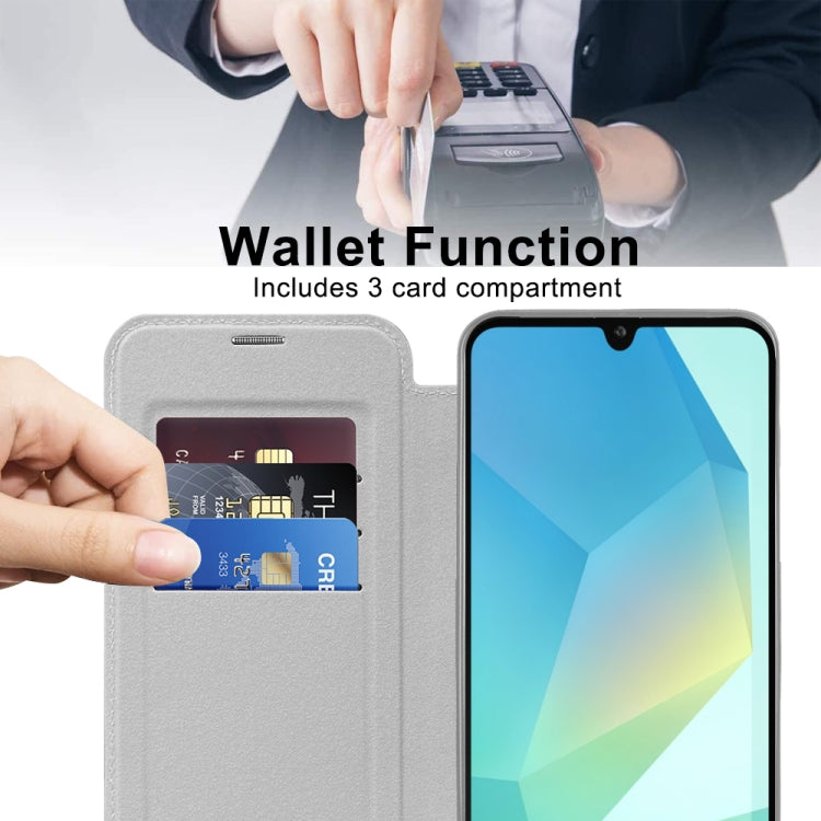 For Samsung Galaxy A16 5G Shield MagSafe RFID Anti-theft Leather Phone Case