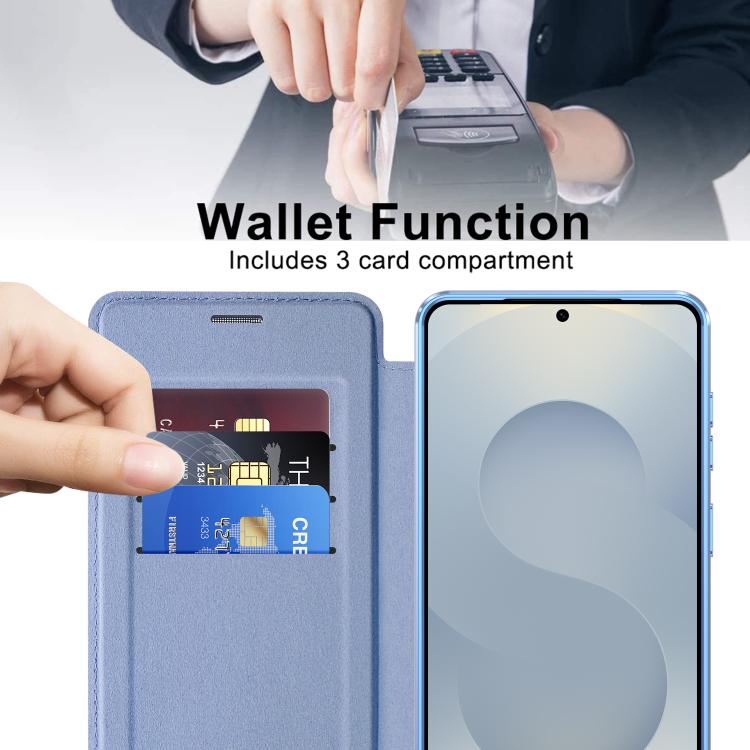 For Samsung Galaxy S26+ 5G Shield MagSafe RFID Anti-theft Leather Phone Case