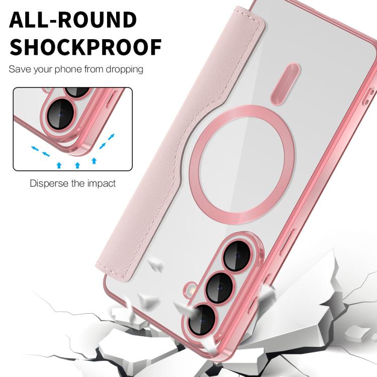 For Samsung Galaxy S26+ 5G Shield MagSafe RFID Anti-theft Leather Phone Case