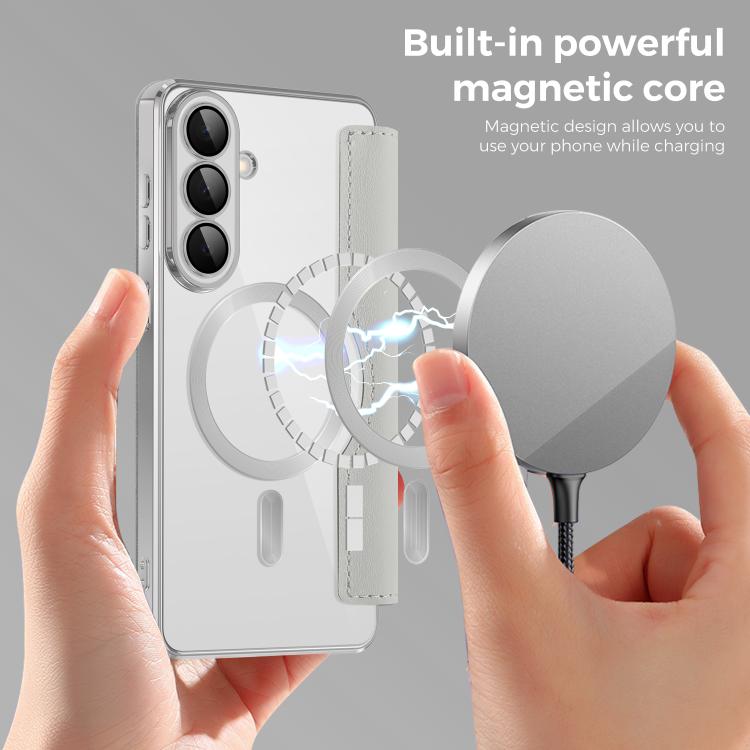 For Samsung Galaxy S26+ 5G Shield MagSafe RFID Anti-theft Leather Phone Case