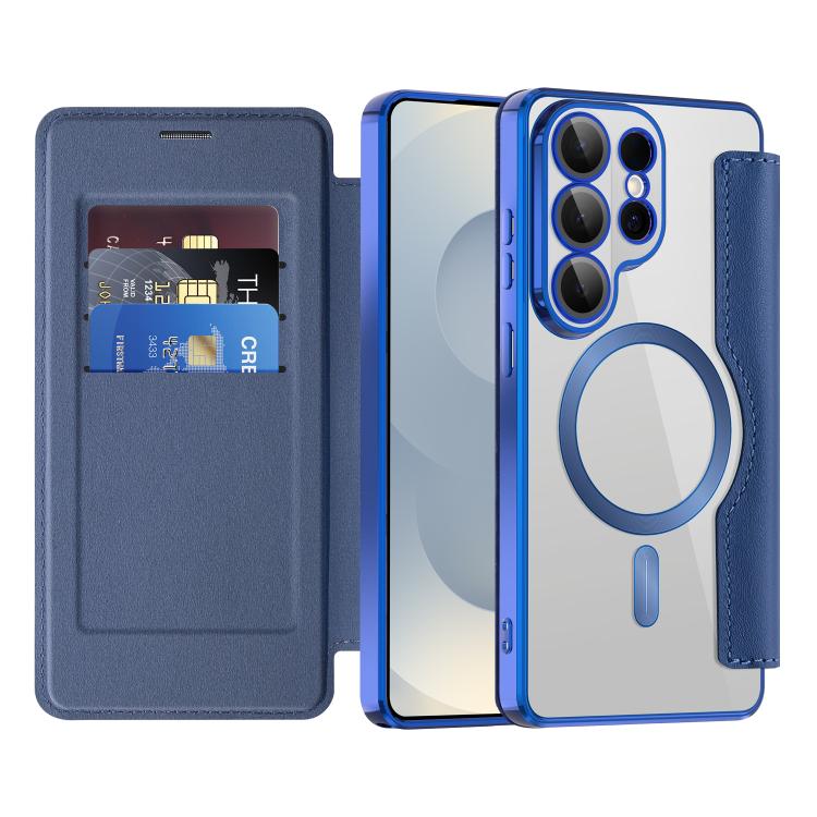 For Samsung Galaxy S26 Ultra 5G Shield MagSafe RFID Anti-theft Leather Phone Case