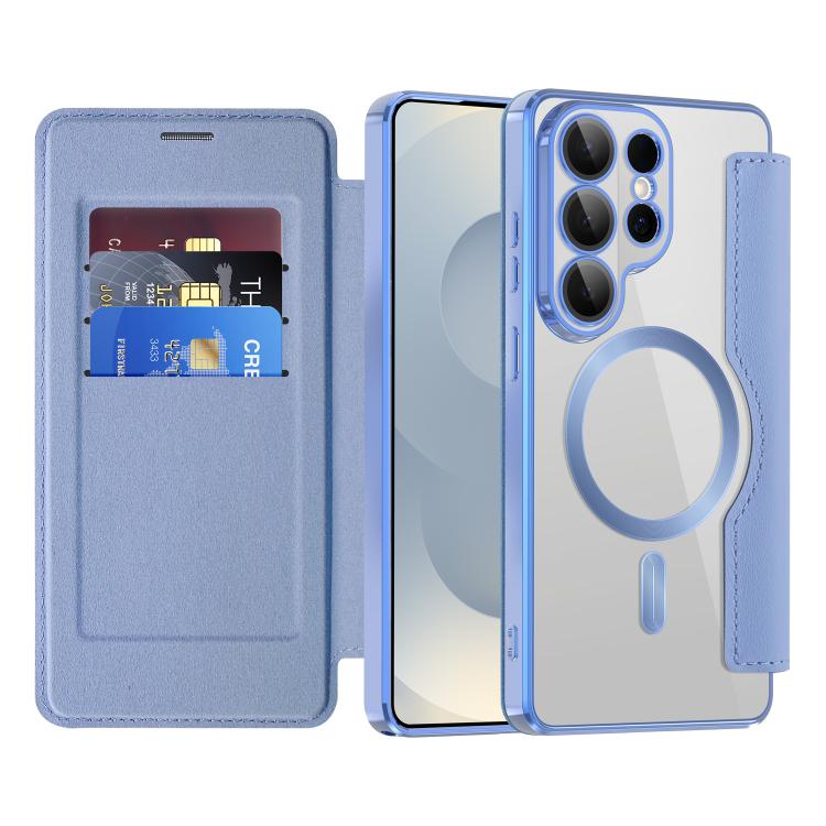 For Samsung Galaxy S26 Ultra 5G Shield MagSafe RFID Anti-theft Leather Phone Case
