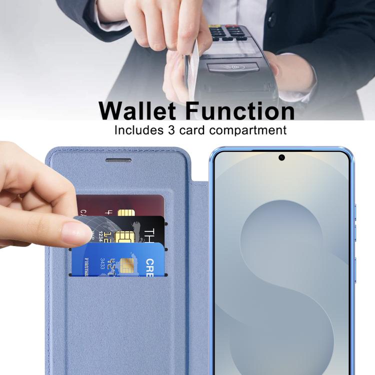 For Samsung Galaxy S26 Ultra 5G Shield MagSafe RFID Anti-theft Leather Phone Case