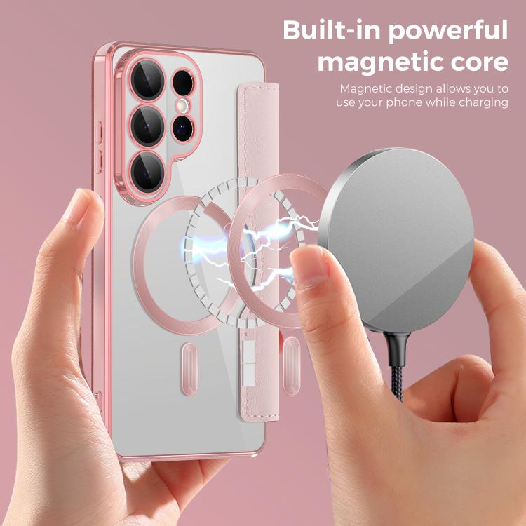For Samsung Galaxy S26 Ultra 5G Shield MagSafe RFID Anti-theft Leather Phone Case