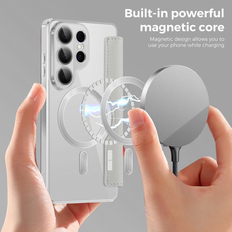 For Samsung Galaxy S26 Ultra 5G Shield MagSafe RFID Anti-theft Leather Phone Case